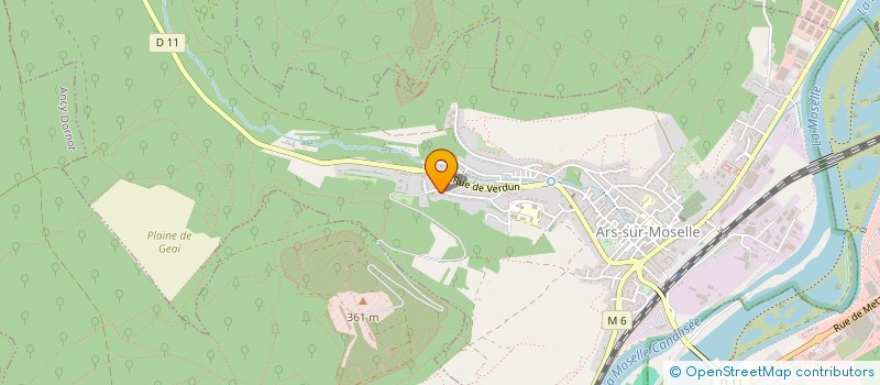 localisation de l'entreprise ALTANIS OPEN  ARS-SUR-MOSELLE