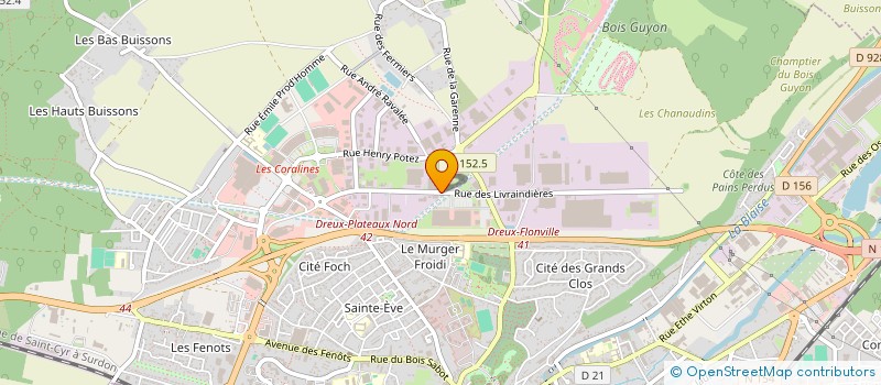 localisation de l'entreprise ALTANOVA à DREUX
