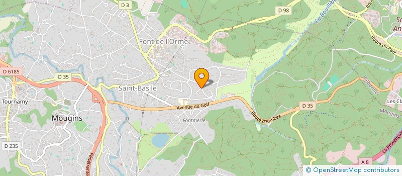 localisation de l'entreprise ALTAPURA LIFE CONSULTING à MOUGINS