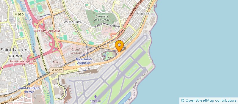 localisation de l'entreprise ALTAREA INVESTISSEMENT SNC à NICE