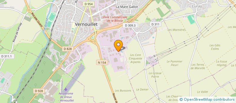 localisation de l'entreprise ALTARES à VERNOUILLET