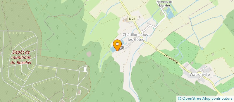 localisation de l'entreprise ALTASYS à CHATILLON-SOUS-LES-COTES