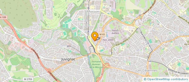 localisation de l'entreprise ALTAVIA à MONTPELLIER