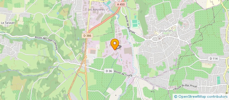 localisation de l'entreprise ALTAVIA OPTITRANS  VOURLES
