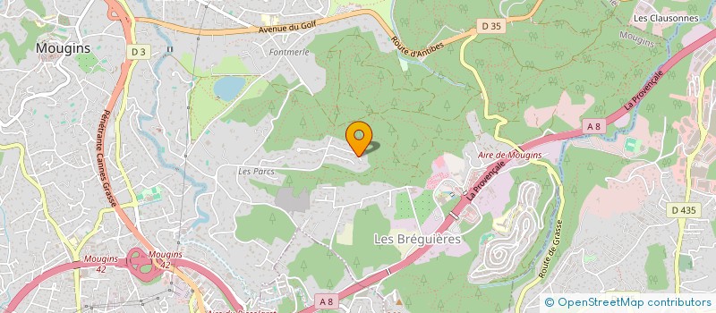 localisation de l'entreprise ALTAX à MOUGINS