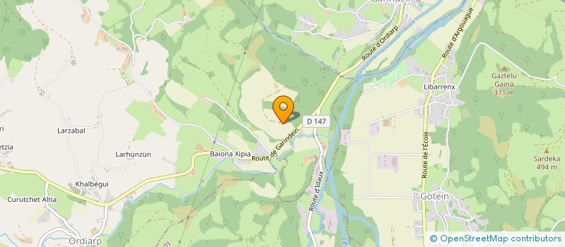 localisation de l'entreprise ALTAXU  ORDIARP