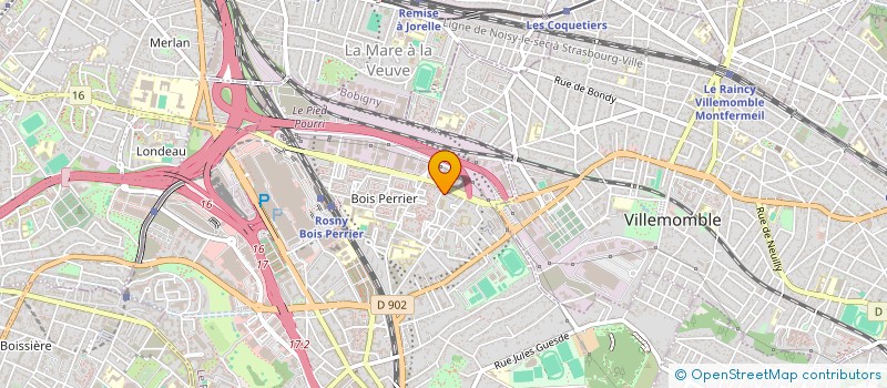 localisation de l'entreprise ALTAY BAT à ROSNY-SOUS-BOIS