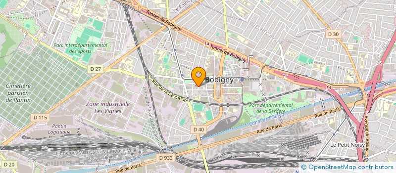 localisation de l'entreprise ALTAY PEINTURE  BOBIGNY