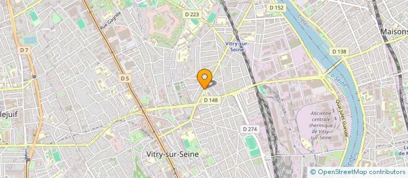 localisation de l'entreprise ALTAYS FRANCE ASCENSEURS à VITRY-SUR-SEINE