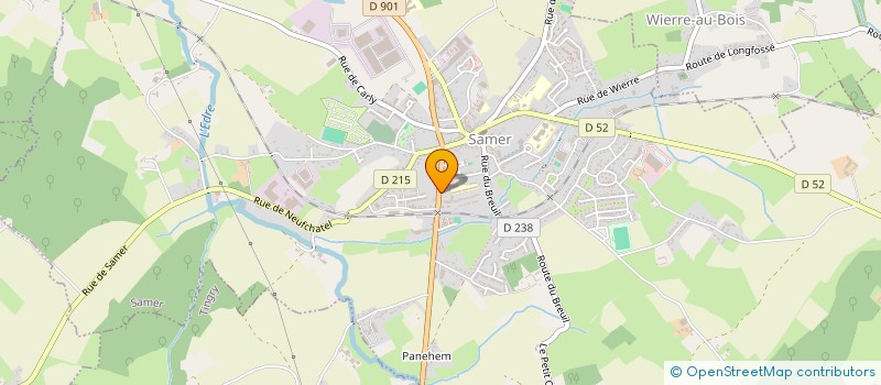 localisation de l'entreprise ALTAZIN AVOCAT à SAMER