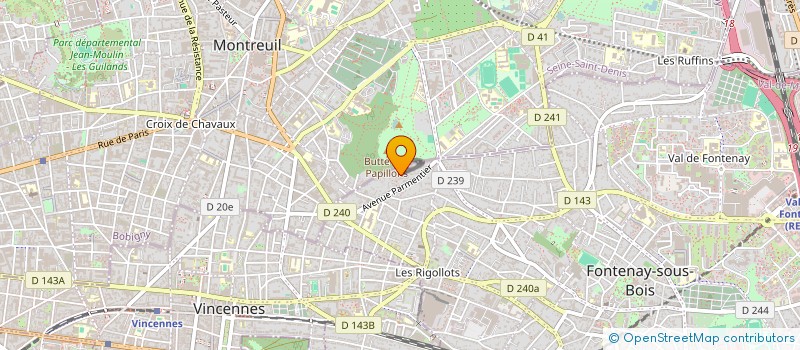 localisation de l'entreprise ALTAZON à FONTENAY-SOUS-BOIS