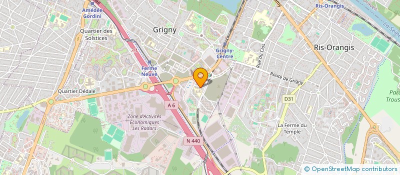 localisation de l'entreprise ALTB  GRIGNY