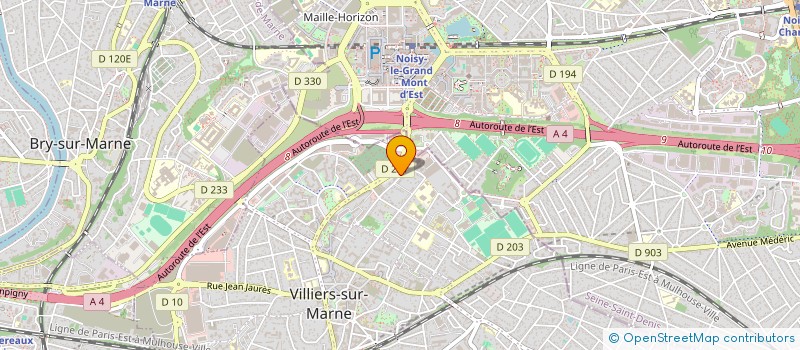 localisation de l'entreprise ALTCAR  VILLIERS-SUR-MARNE