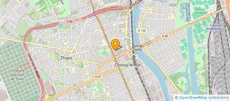 localisation de l'entreprise ALTDB à CHOISY-LE-ROI