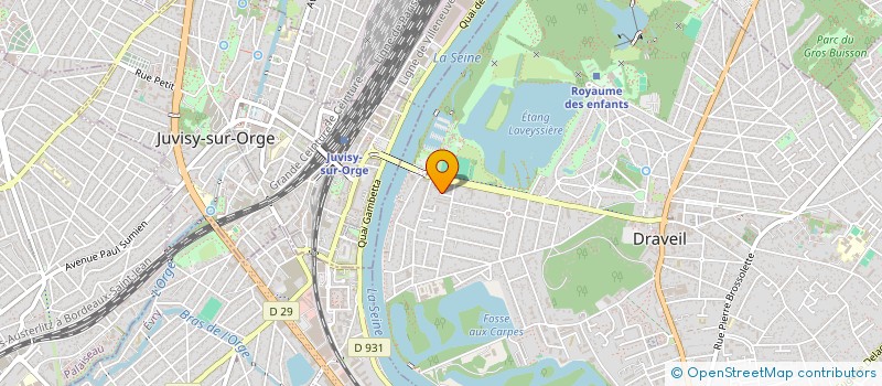 localisation de l'entreprise ALTDC INVEST à DRAVEIL