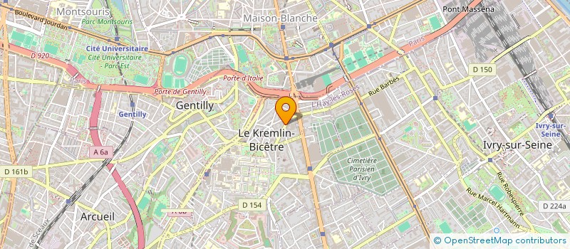 localisation de l'entreprise ALTE  LE KREMLIN-BICETRE