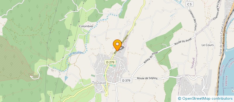 localisation de l'entreprise ALTE EVENT  TOULAUD