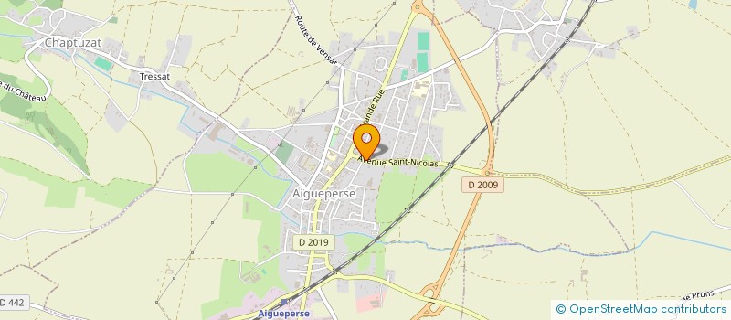 localisation de l'entreprise ALTE LOCATION  AIGUEPERSE