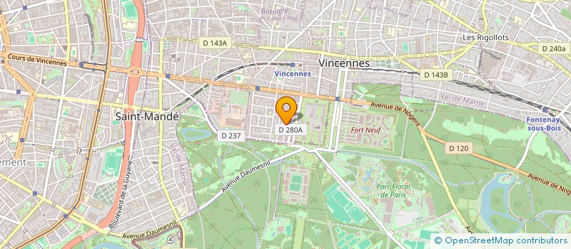 localisation de l'entreprise ALTEA 2 à VINCENNES
