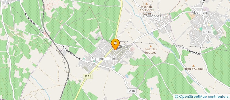 localisation de l'entreprise ALTEA  LIEURAN-LES-BEZIERS