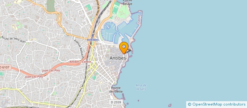 localisation de l'entreprise ALTEA à ANTIBES