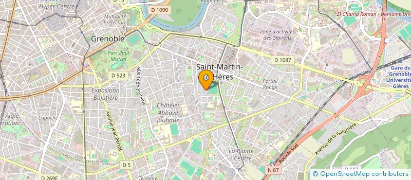 localisation de l'entreprise ALTEA  SAINT-MARTIN-D'HERES