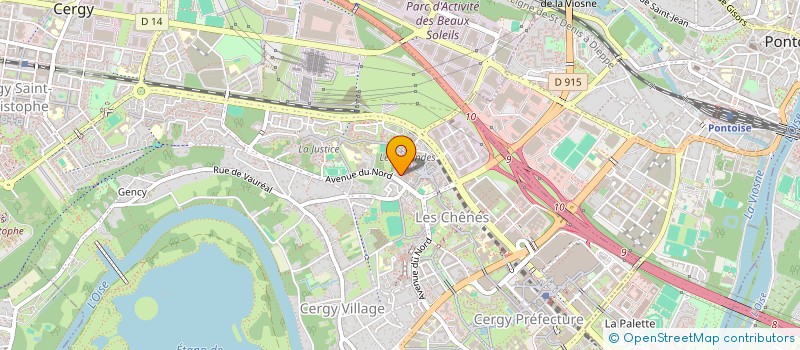 localisation de l'entreprise ALTEA, CONSEIL & IMMOBILIER  CERGY