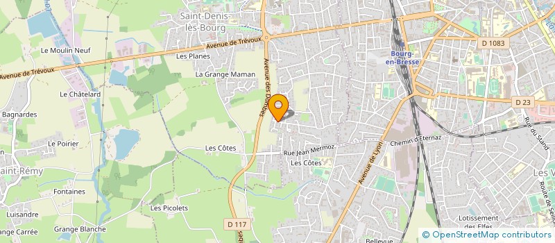localisation de l'entreprise ALTEA DEVELOPPEMENT à SAINT-DENIS-LES-BOURG