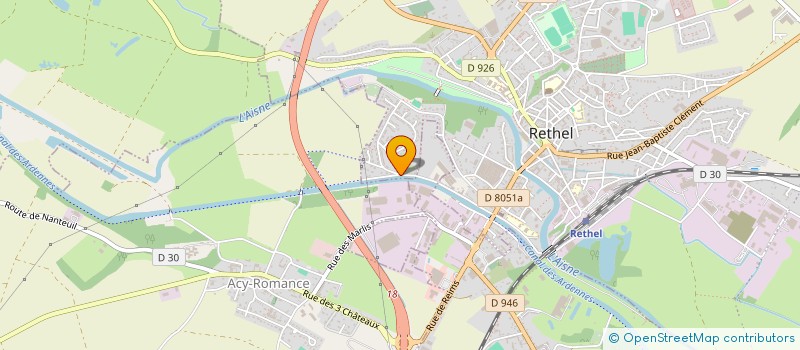 localisation de l'entreprise ALTEA JS  RETHEL