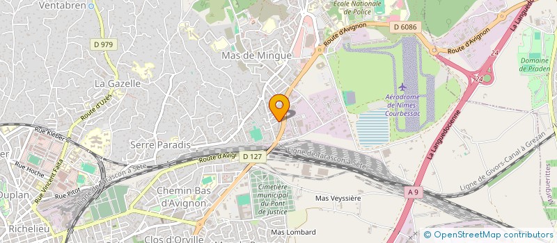 localisation de l'entreprise ALTEA TAXI  NIMES