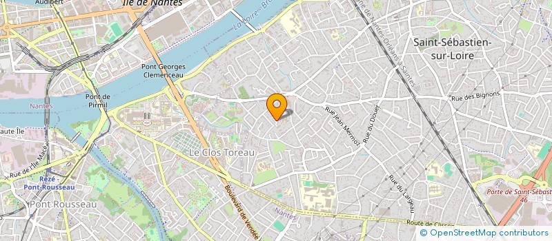 localisation de l'entreprise ALTEA TRANSPORT  SAINT-SEBASTIEN-SUR-LOIRE