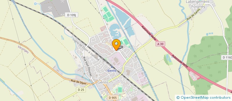 localisation de l'entreprise ALTEA VISIONS  GENLIS