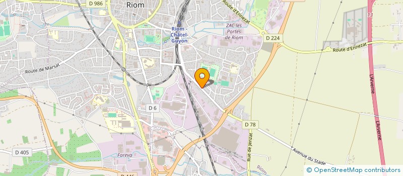 localisation de l'entreprise ALTEA63 à RIOM