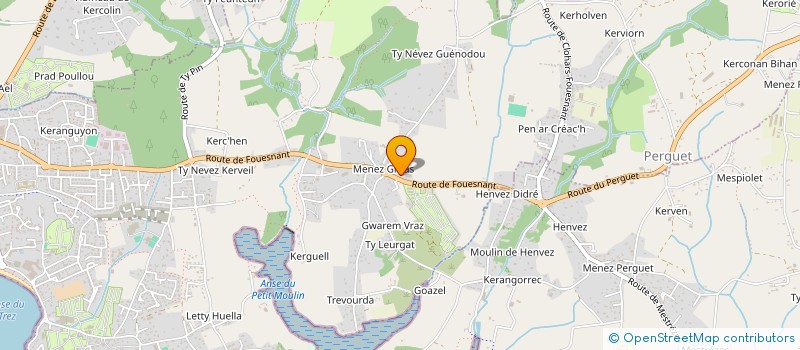 localisation de l'entreprise ALTEAD LE GAI MATELOT à BENODET