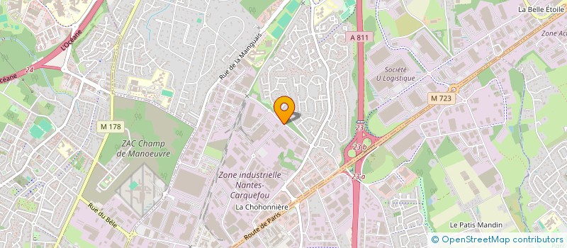 localisation de l'entreprise ALTEAD MARCHAL LEVAGE à CARQUEFOU