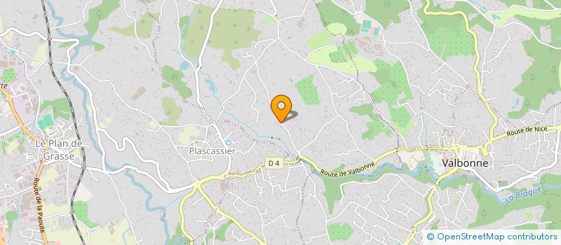 localisation de l'entreprise ALTEAM  CHATEAUNEUF-GRASSE