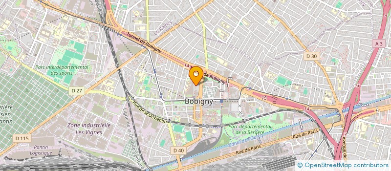 localisation de l'entreprise ALTEANA FORMATION  BOBIGNY