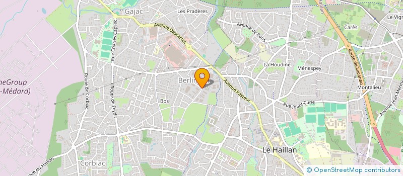 localisation de l'entreprise ALTEC à SAINT-MEDARD-EN-JALLES