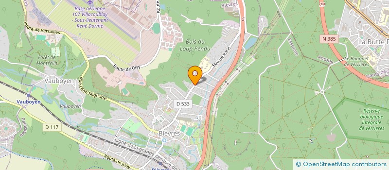 localisation de l'entreprise ALTEC CONSULTING à BIEVRES