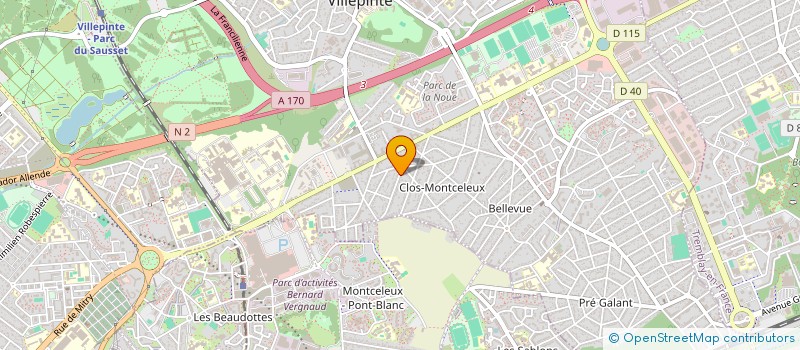localisation de l'entreprise ALTEC PRO à VILLEPINTE