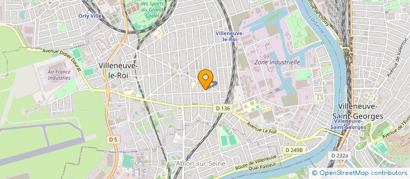 localisation de l'entreprise ALTECH à VILLENEUVE-LE-ROI