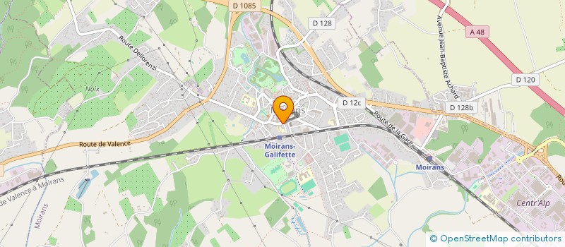 localisation de l'entreprise ALTECH à MOIRANS