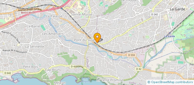 localisation de l'entreprise ALTECH à LA GARDE