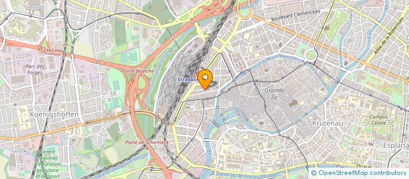 localisation de l'entreprise ALTECH à STRASBOURG