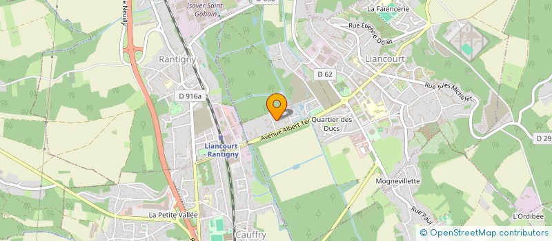 localisation de l'entreprise ALTECH SYSTEMES à LIANCOURT