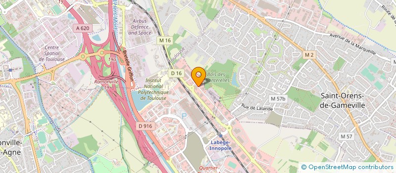 localisation de l'entreprise ALTEIA à LABEGE