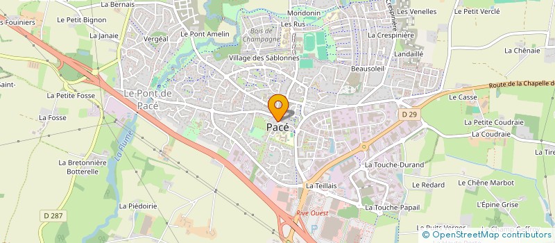 localisation de l'entreprise ALTEIA  PACE