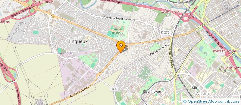 localisation de l'entreprise ALTEIS FORMATION & COACHING  TINQUEUX