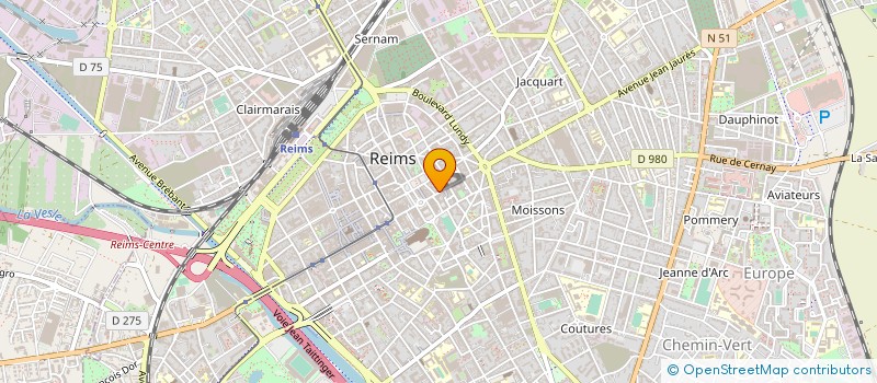 localisation de l'entreprise ALTEIS MUTUELLES à REIMS