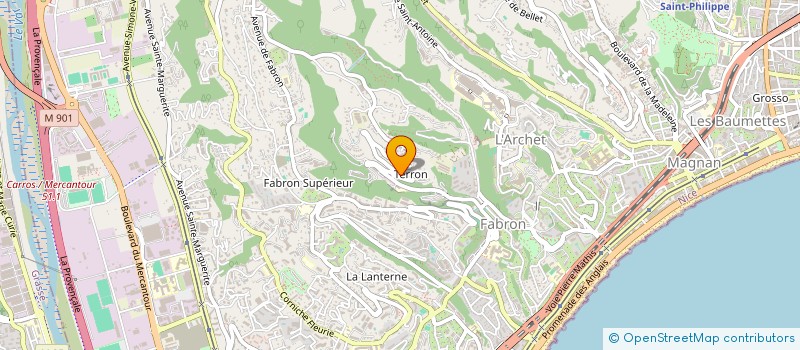localisation de l'entreprise ALTEIS SOLUTION à NICE
